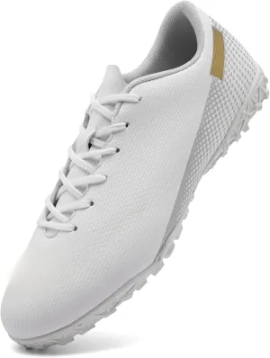 HaloTeam Men's Soccer Shoes Cleats Professional High-Top Breathable Athletic Football Boots for Outdoor Indoor TF/AG 3US-11US