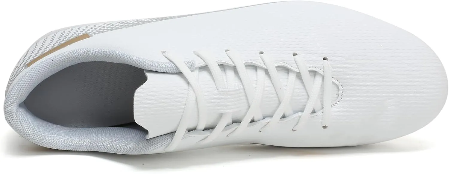 HaloTeam Men's Soccer Shoes Cleats Professional High-Top Breathable Athletic Football Boots for Outdoor Indoor TF/AG 3US-11US