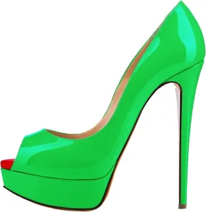 Hanfike Platform Sexy High Heels for Women Peep Toe Summer Dress Sandals Shoes