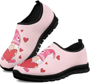 Heart Animals Pattern Pink Slip on Shoes for Men Women Casual Loafers Running Sneakers Anti-Skid Fashion Shoes