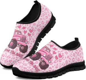 Heart Animals Pattern Pink Slip on Shoes for Men Women Casual Loafers Running Sneakers Anti-Skid Fashion Shoes