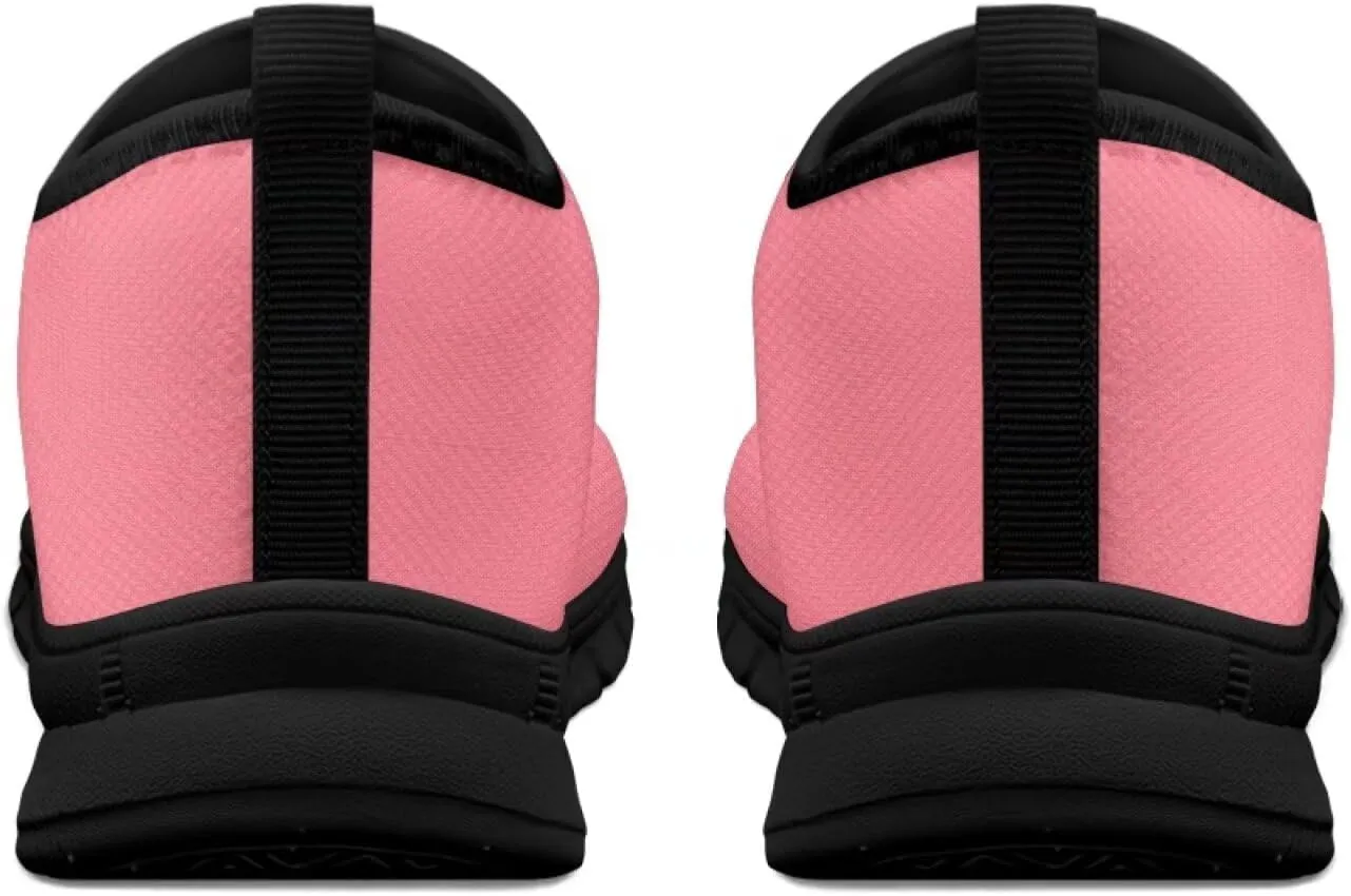 Heart Animals Pattern Pink Slip on Shoes for Men Women Casual Loafers Running Sneakers Anti-Skid Fashion Shoes