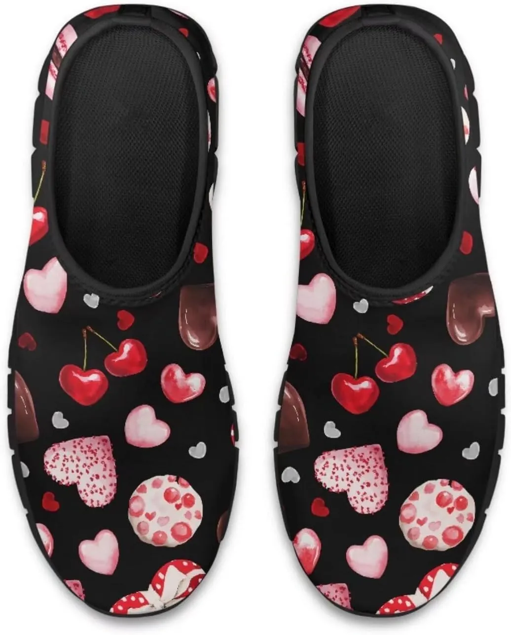 Heart Animals Pattern Pink Slip on Shoes for Men Women Casual Loafers Running Sneakers Anti-Skid Fashion Shoes