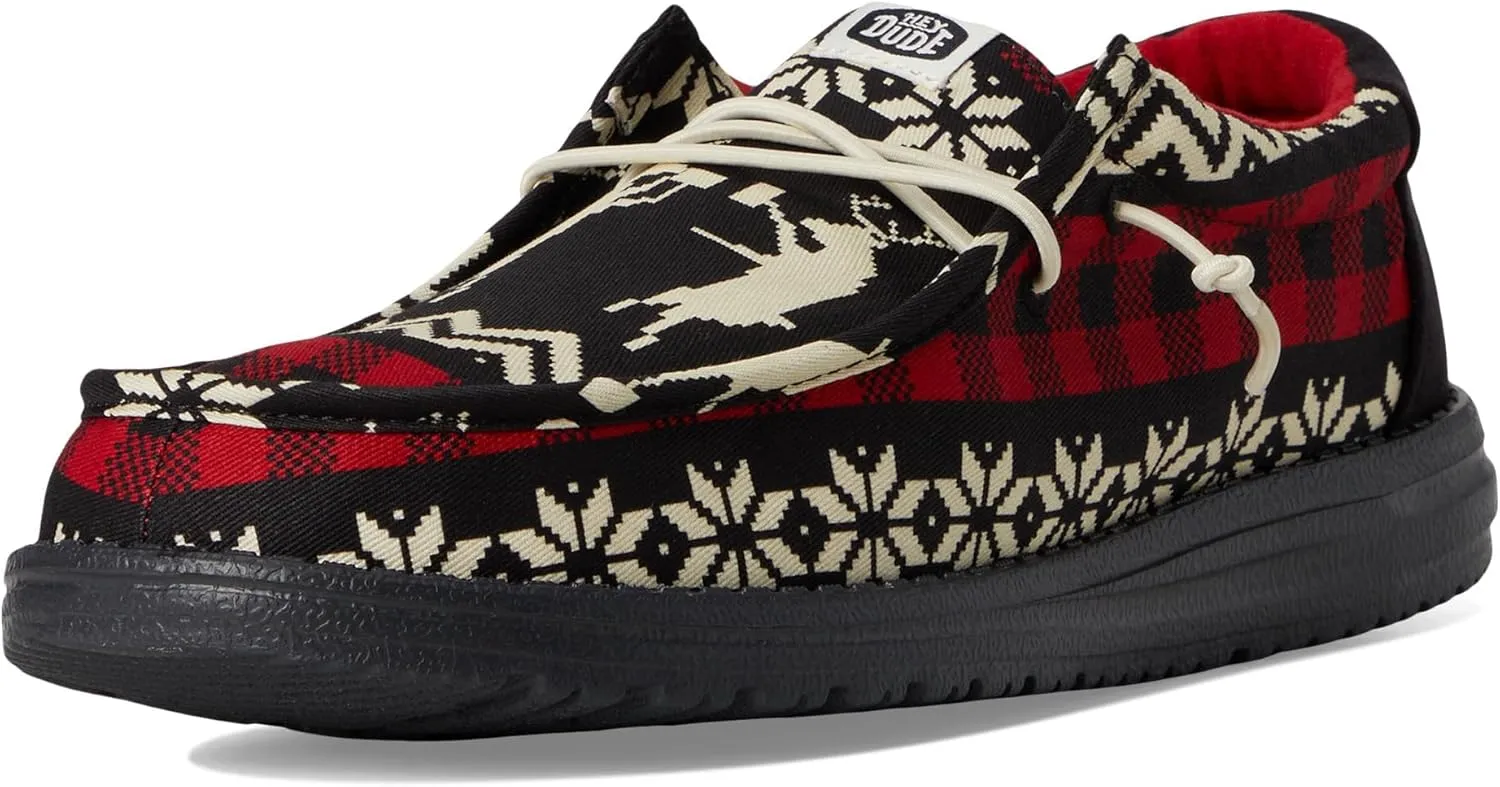 Hey Dude Men's Wally Holiday Cheers Sneaker