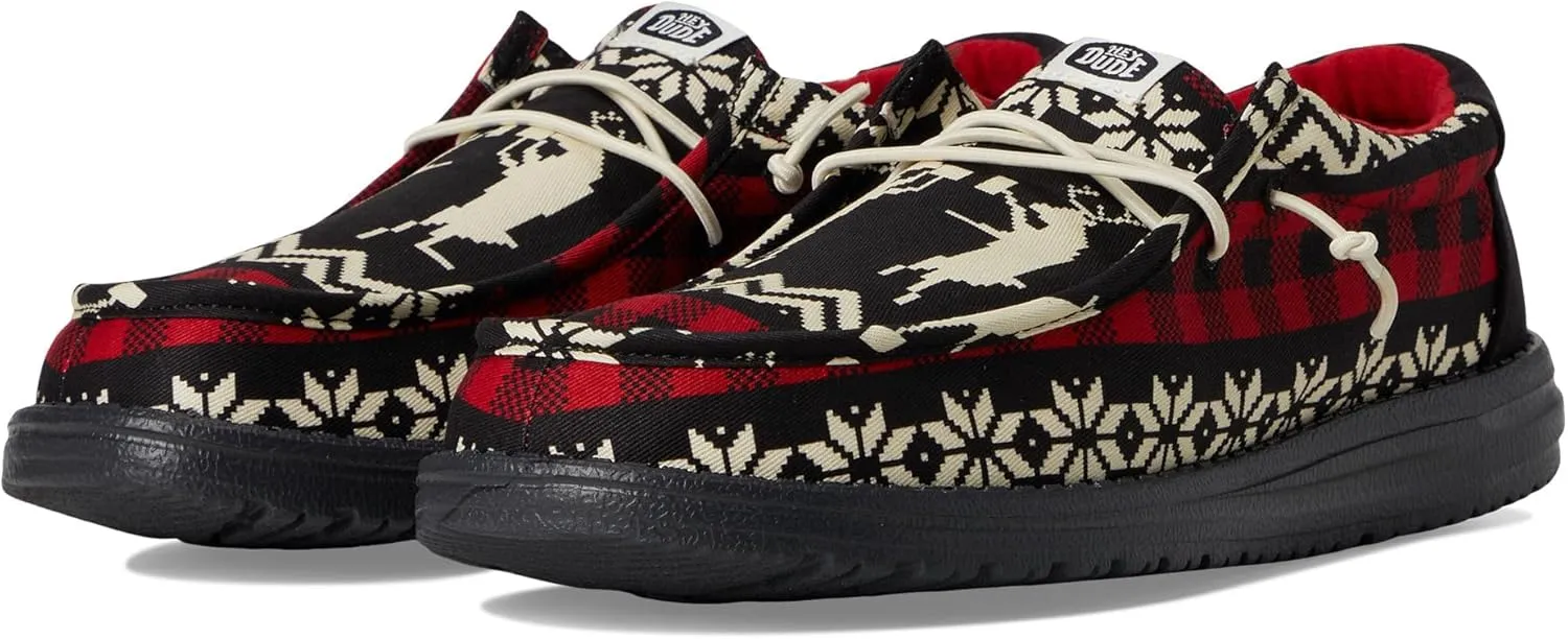 Hey Dude Men's Wally Holiday Cheers Sneaker