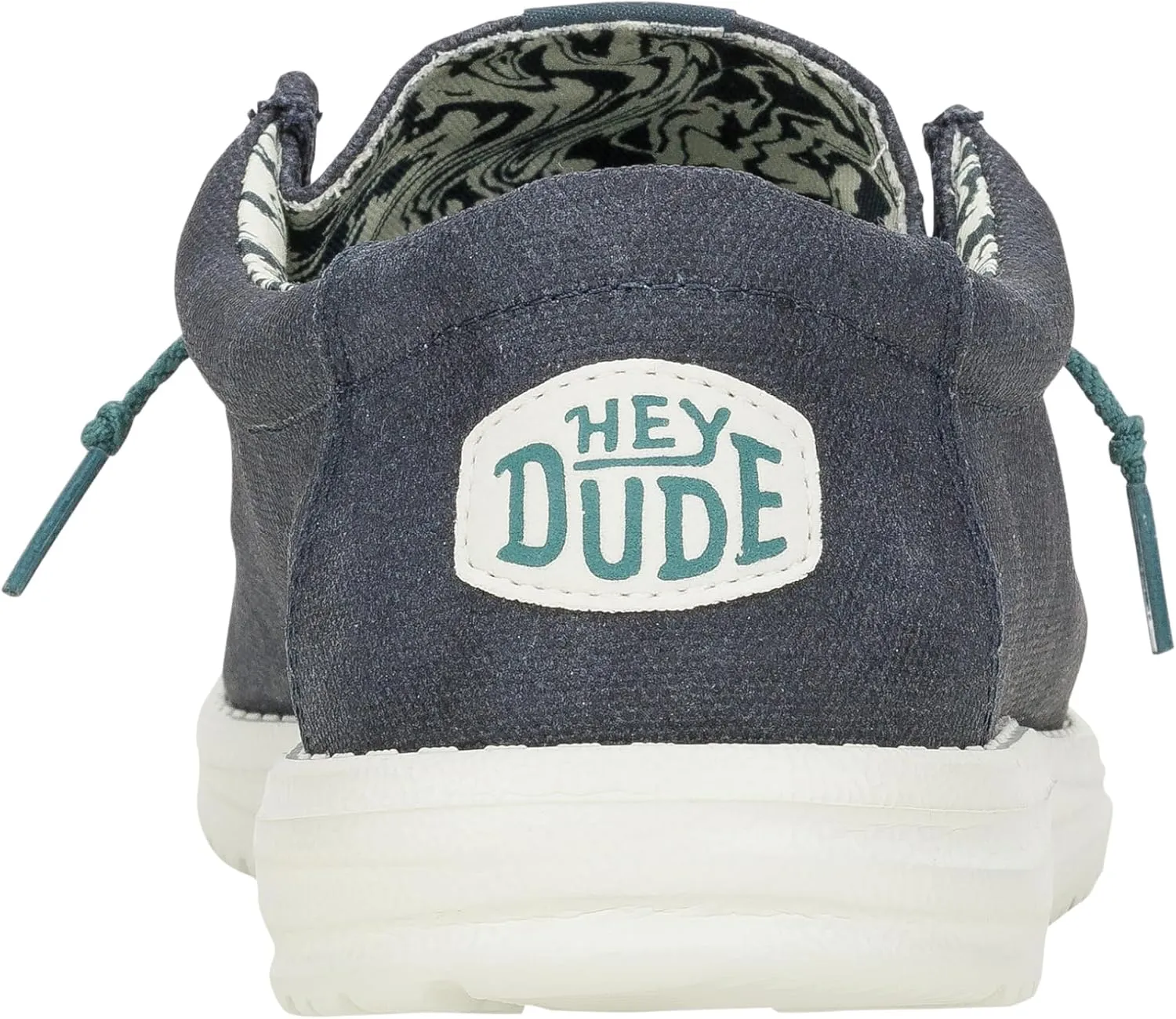 HEYDUDE Men's Wally Washed Canvas, Men’s Shoes, Slip-on Loafers, Comfortable & Light-Weight