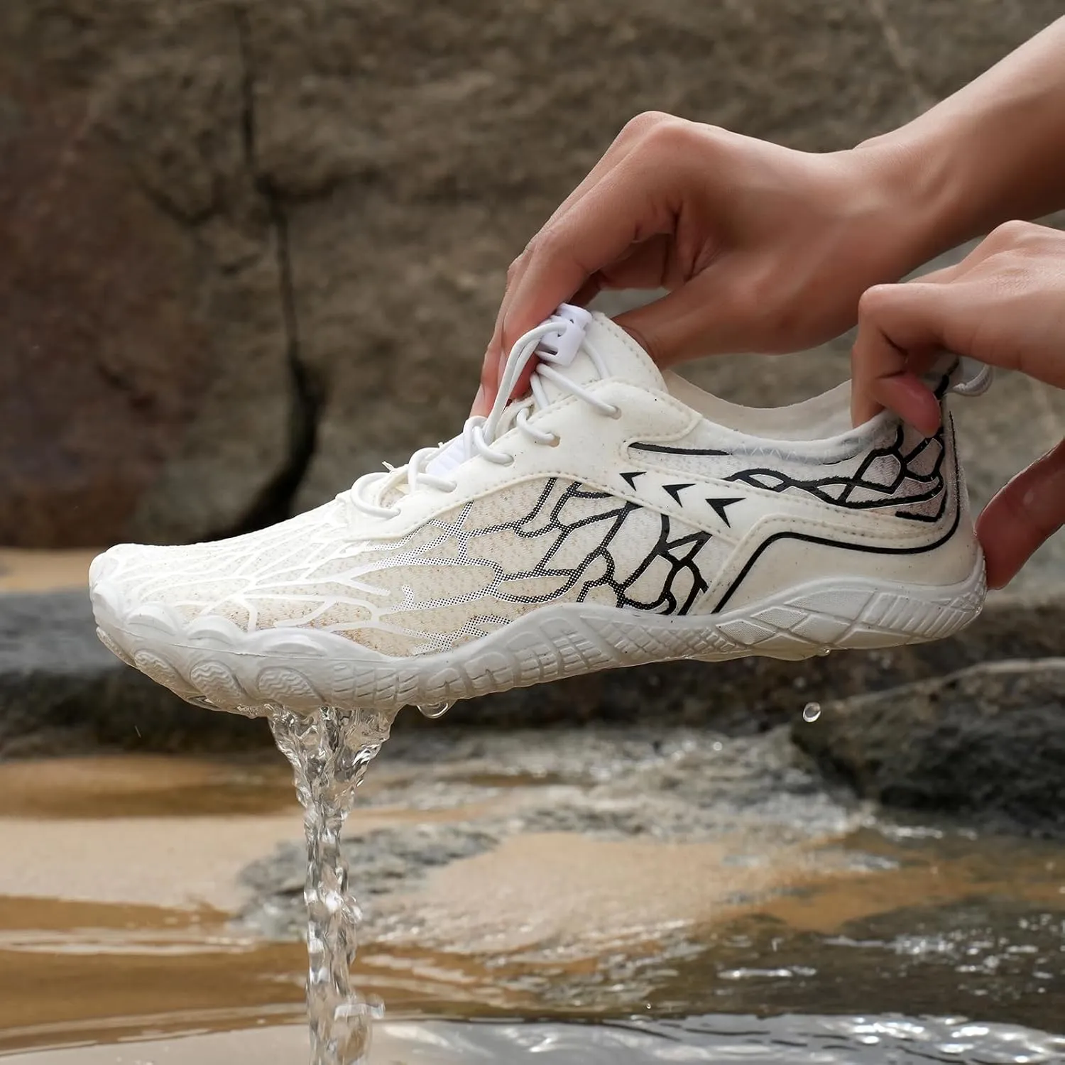 Hike Barefoot Shoes for Women and Men- Pro Wide Toe Box,Walking Barefoot Shoe,Healthy & Non-Slip,Breathable Athletic Sneaker Comfortable Outdoor Hiking Footwear(Unisex)