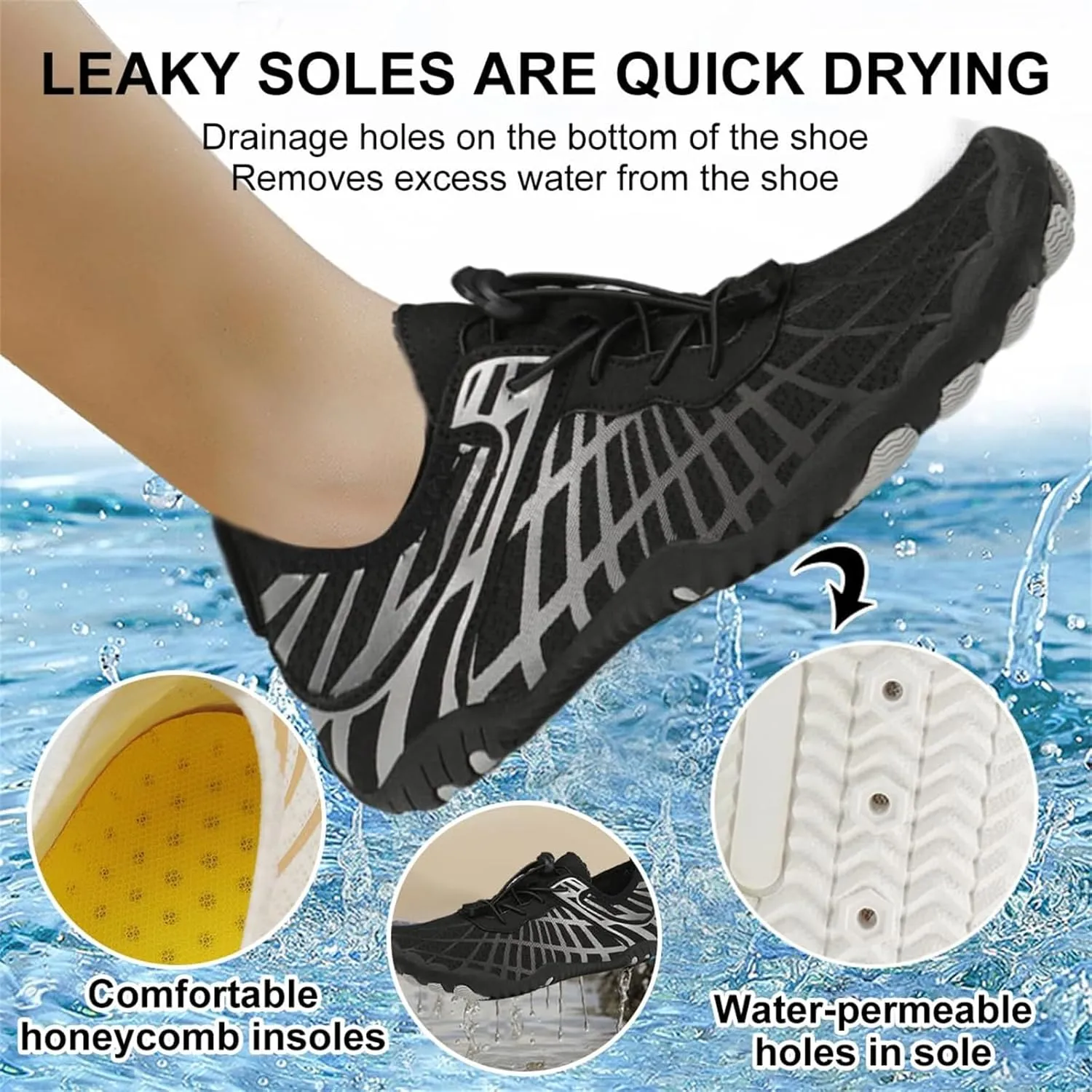 Hike Barefoot Walking Shoes Women Arch Support Pro Healthy & Non-Slip Barefoot Shoes Women Wide Toe Water Shoe for Hiking Non-Slip Neuropathy Grounded Comfort Wear Footwear Breathable Walking