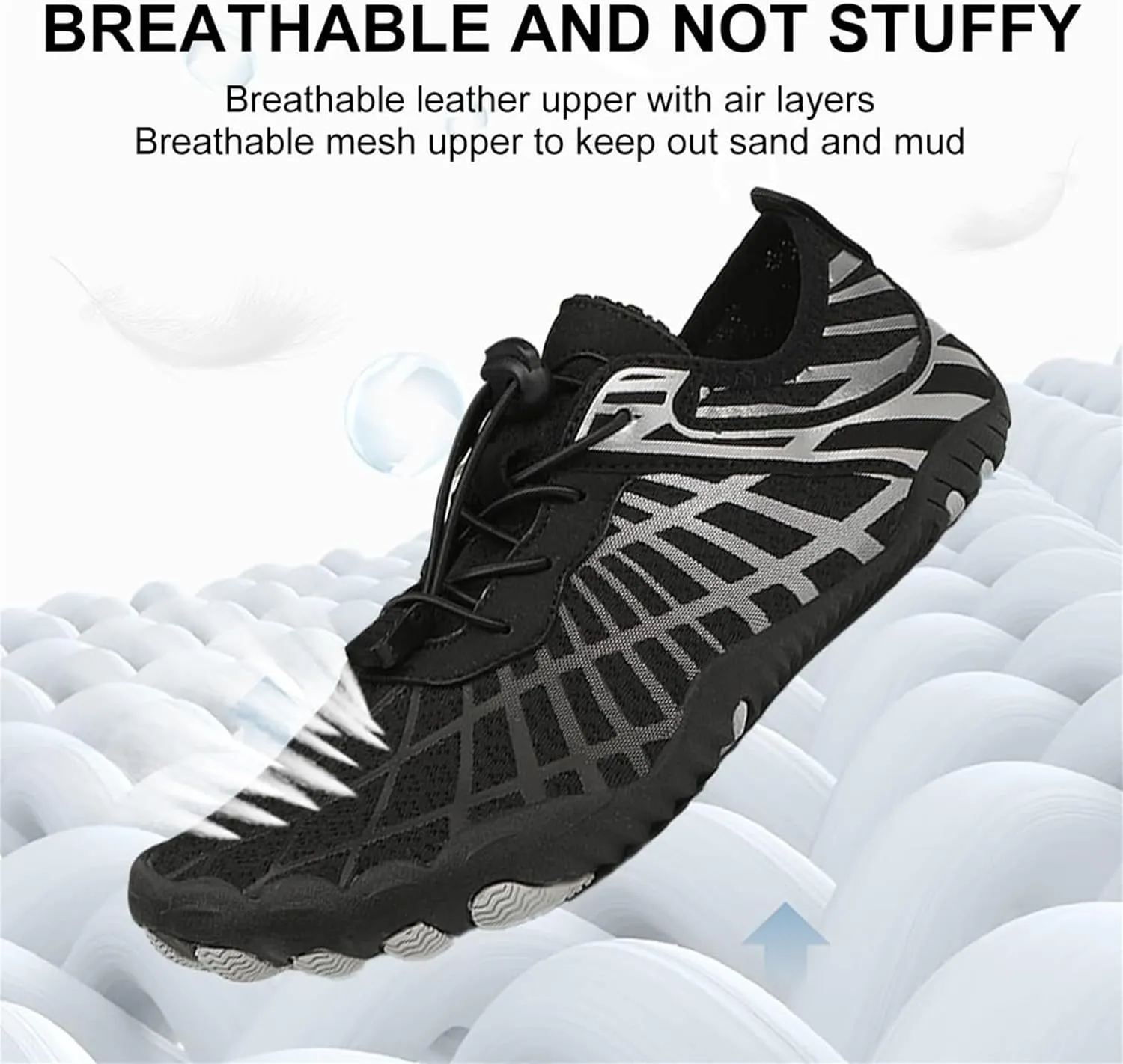 Hike Barefoot Walking Shoes Women Arch Support Pro Healthy & Non-Slip Barefoot Shoes Women Wide Toe Water Shoe for Hiking Non-Slip Neuropathy Grounded Comfort Wear Footwear Breathable Walking
