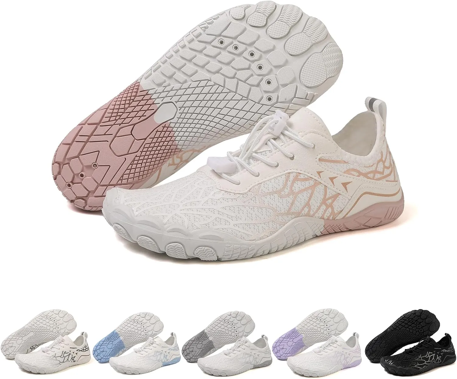 Hike Shoes Footwear Barefoot Womens Mens,Pro Barefoot Shoes with Wide Toe Box,Quick Dry Slip-On, Healthy&Non-Slip Breathable Athletic Footwear Walking, Running, Park Yoga Shoe Beach Swim Sneakers