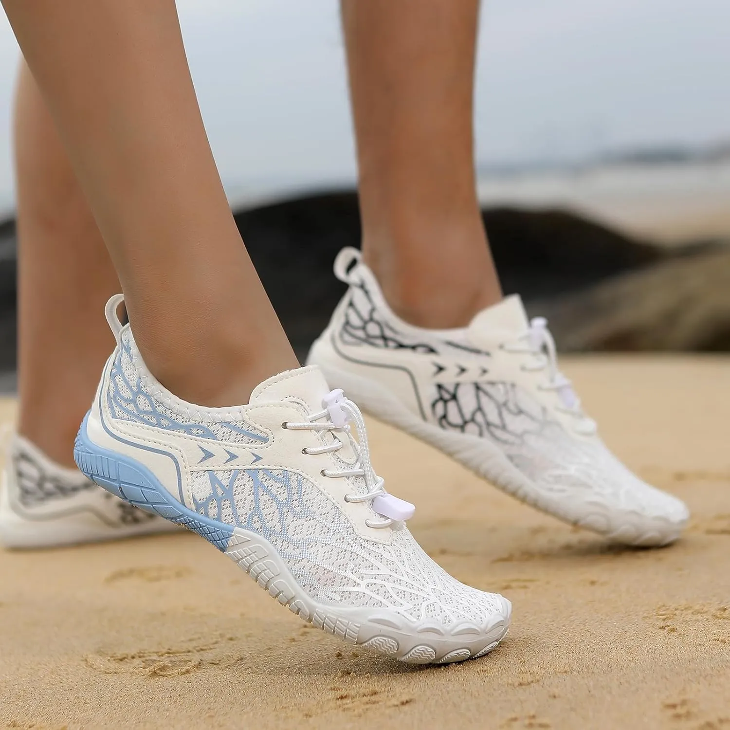 Hike Shoes Footwear Barefoot Womens Mens,Pro Barefoot Shoes with Wide Toe Box,Quick Dry Slip-On, Healthy&Non-Slip Breathable Athletic Footwear Walking, Running, Park Yoga Shoe Beach Swim Sneakers