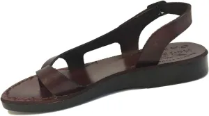 Holy Land Market Men/Women Biblical Jesus Leather Sandals/Slides From Jerusalem (Mary Magdalene Style II)