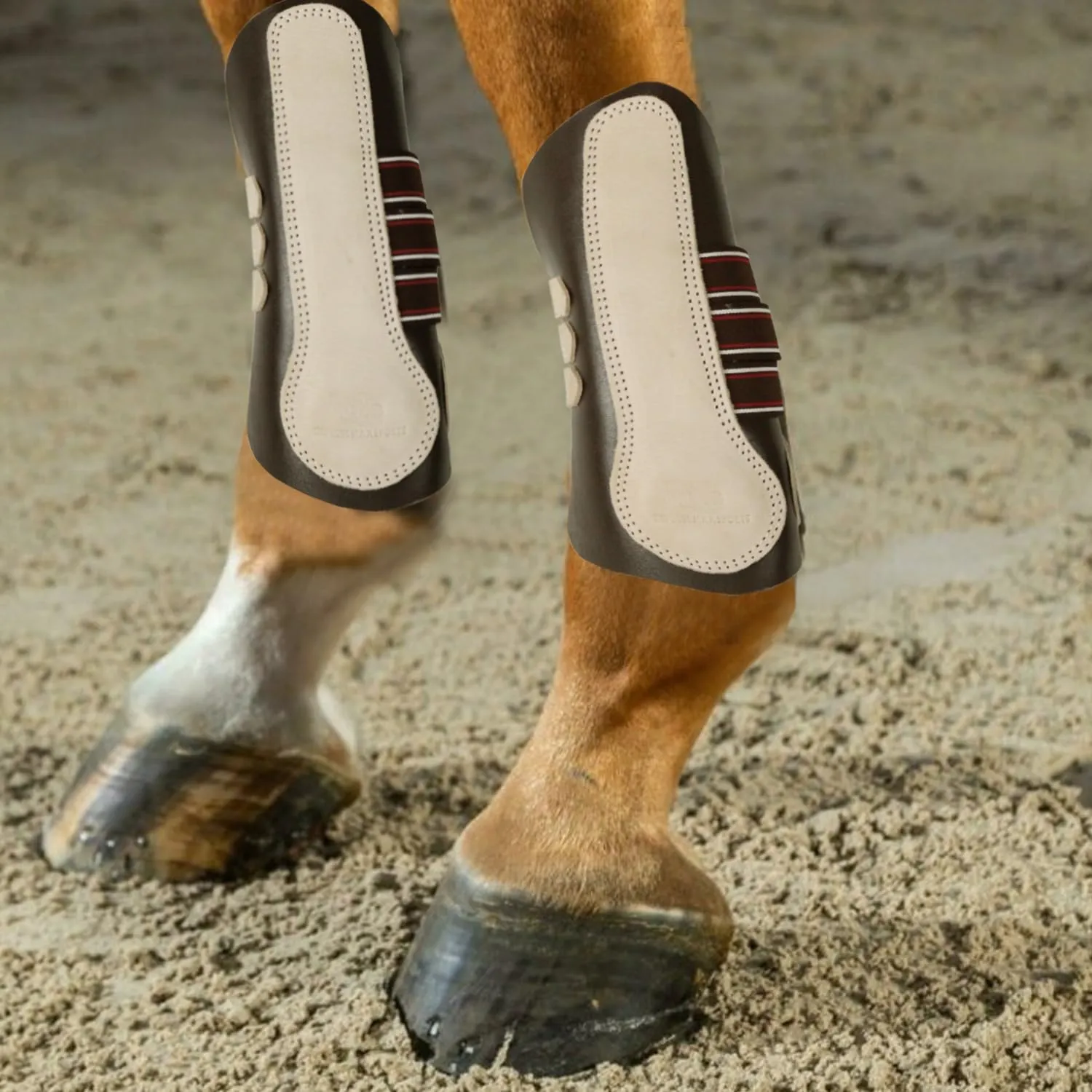 Horse Leather Splint Boots | Equine Front Classic Protection for Your Horse's Performance