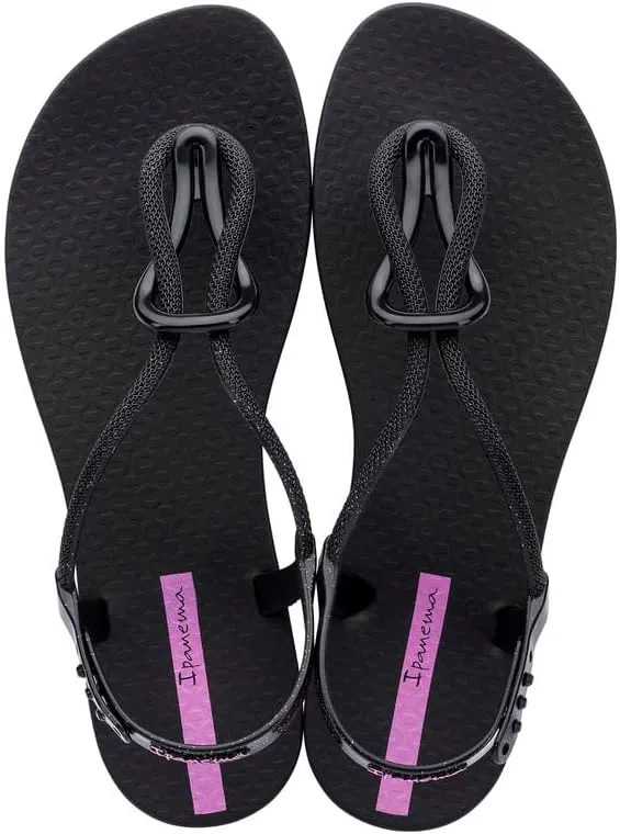 Ipanema Women's Trendy Sandals - Comfortabe and Stylish T-Strap Flat Sandals with Adjustable Ankle Strap Closure