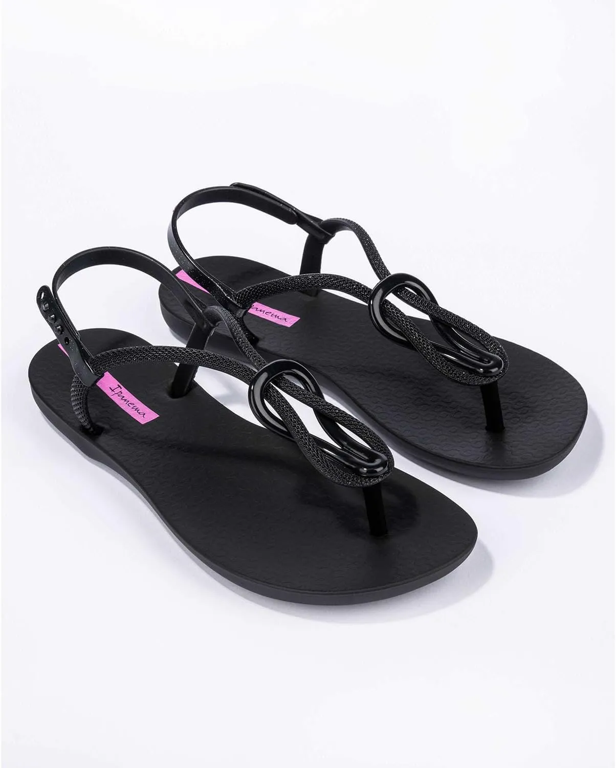 Ipanema Women's Trendy Sandals - Comfortabe and Stylish T-Strap Flat Sandals with Adjustable Ankle Strap Closure