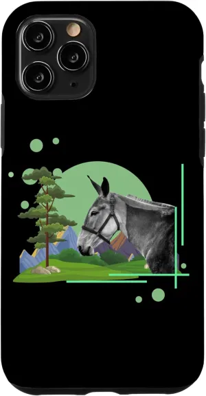 iPhone 11 Pro Trail Riding Mule and Mountains Case