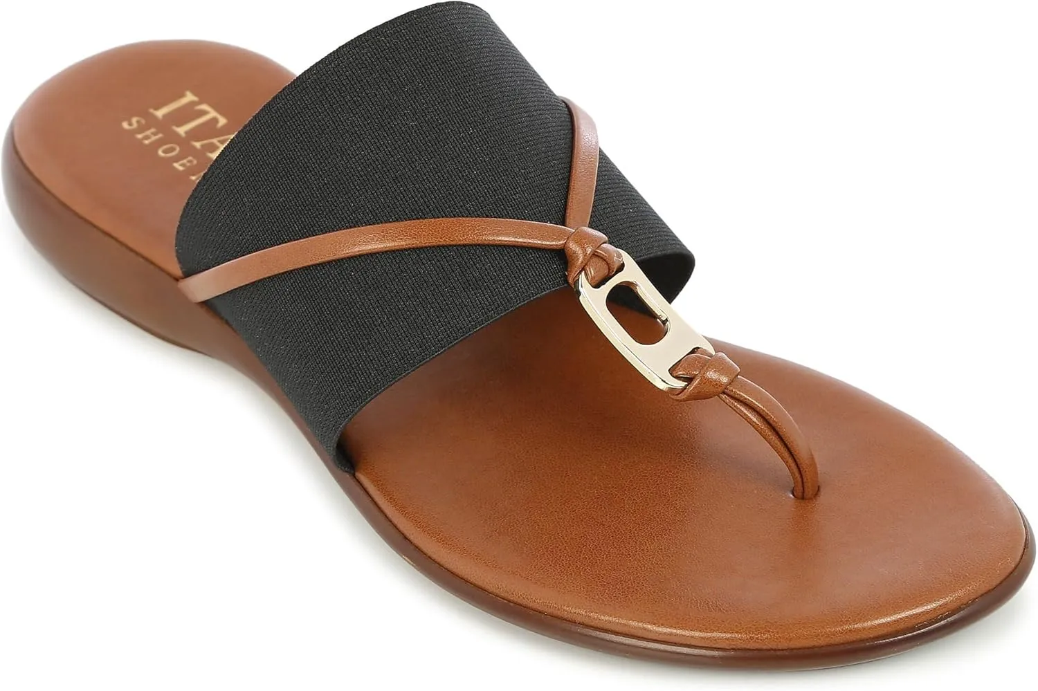 ITALIAN Shoemakers Womens Callisto Sandals 10 Black