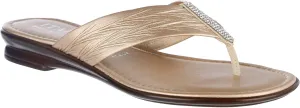 ITALIAN Shoemakers Womens Valor Sandals 10 Gold