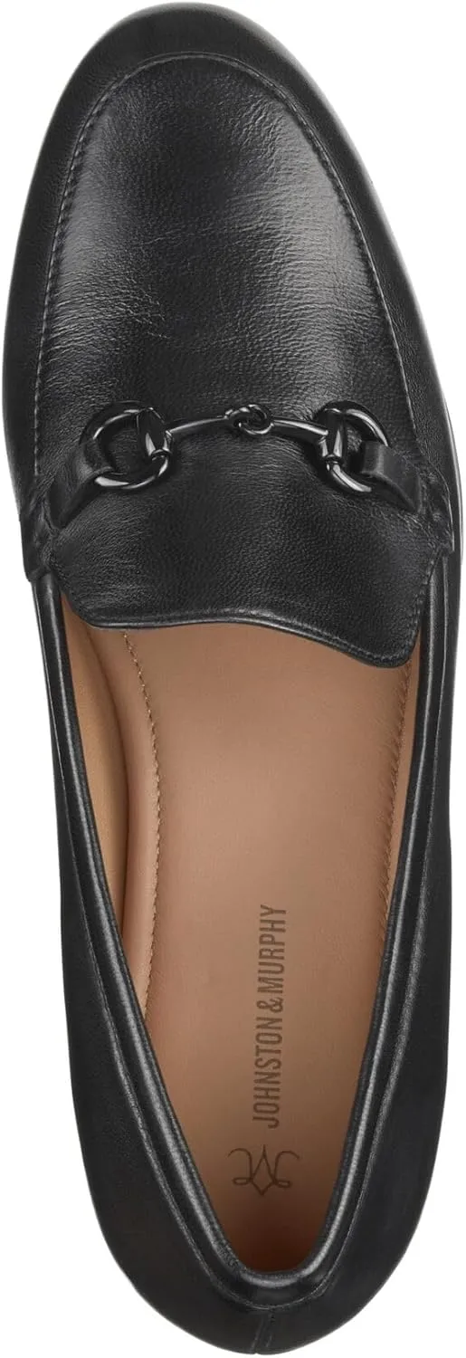 Johnston & Murphy Ali Bit Loafer Women’s Shoe – Womens Dress Shoes, Office Shoes for Women, Slip On Leather Loafers