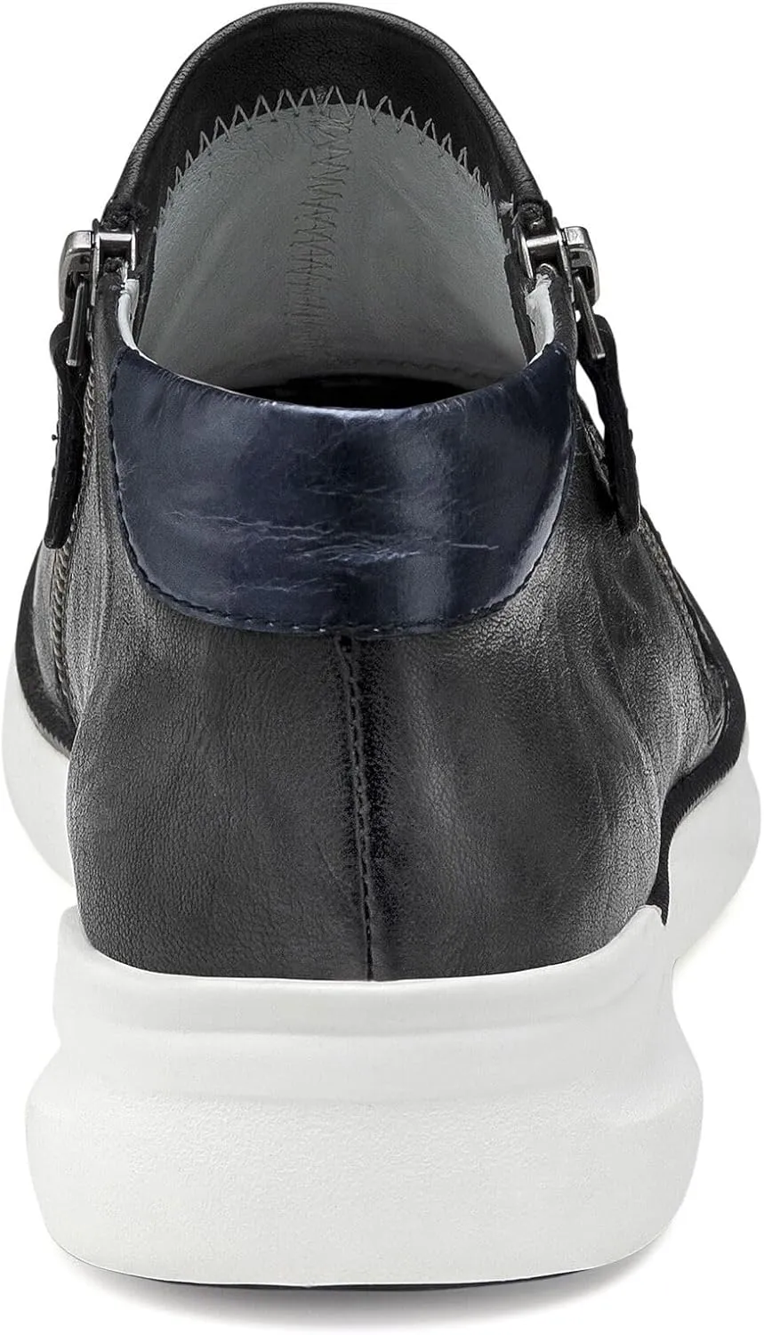 Johnston & Murphy Emery Zip Bootie for Women – Ankle Boots for Women, Leather Double Zipper Boots