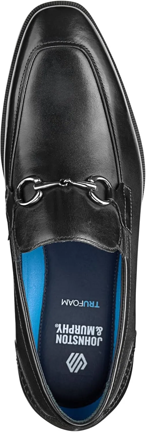 Johnston & Murphy Gibbons Bit Loafers, Modern Classic Men’s Dress Shoes, Leather Loafers for Men