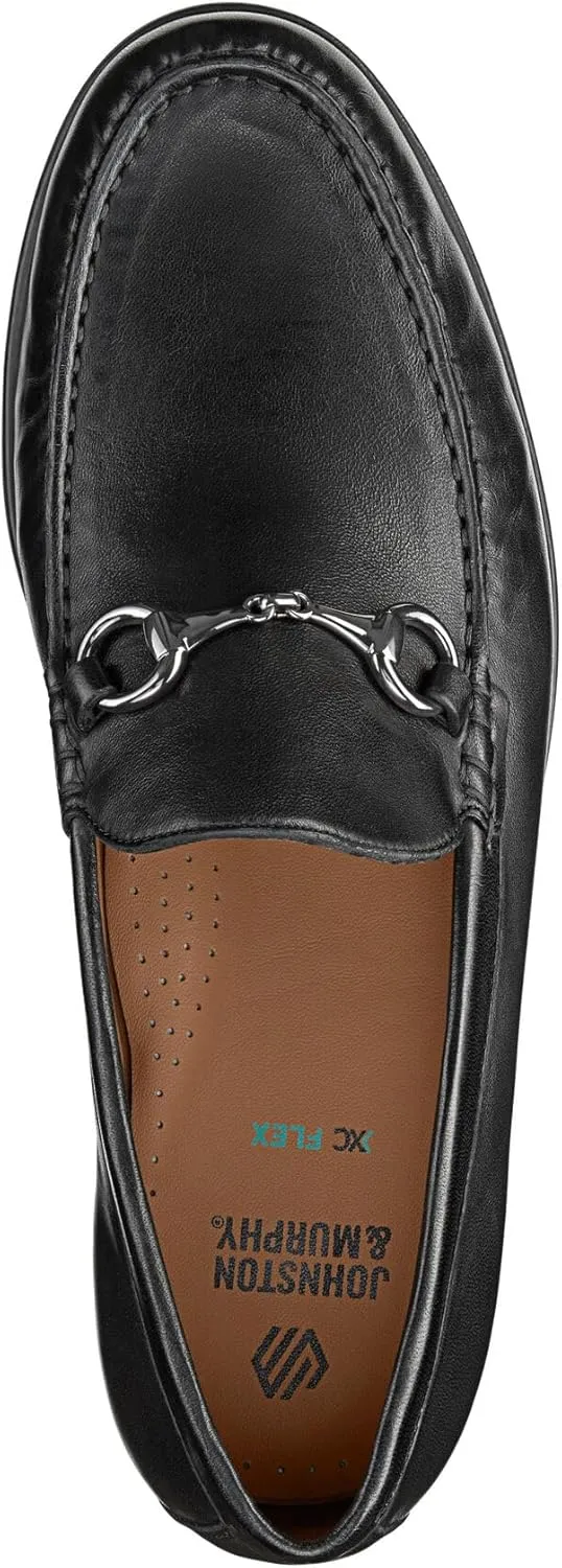 Johnston & Murphy Harrison Bit Loafers, Leather Moccasins for Men, Comfortable Men’s Dress Shoes