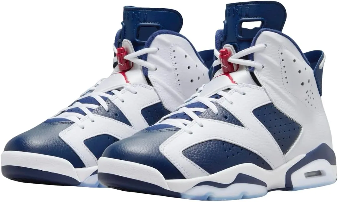 Jordan Retro 6 - Men's (CT8529-164, White/Red/Navy)