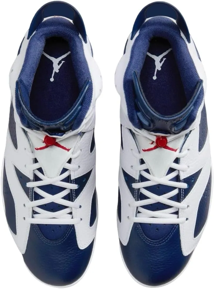 Jordan Retro 6 - Men's (CT8529-164, White/Red/Navy)