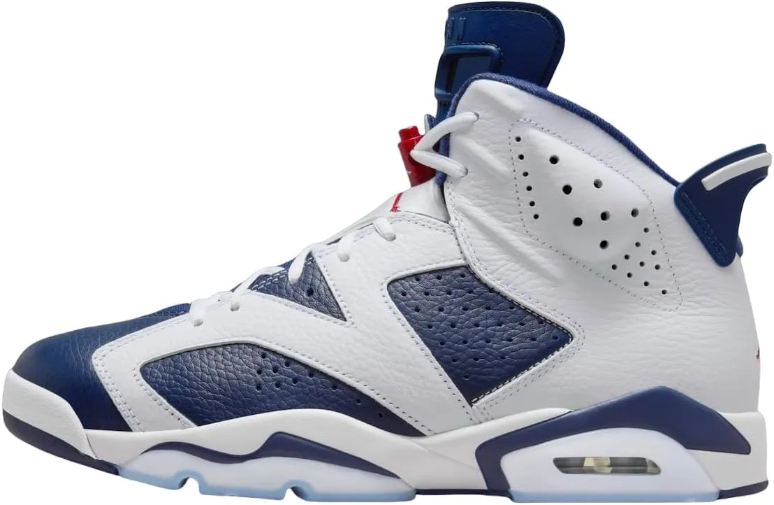 Jordan Retro 6 - Men's (CT8529-164, White/Red/Navy)