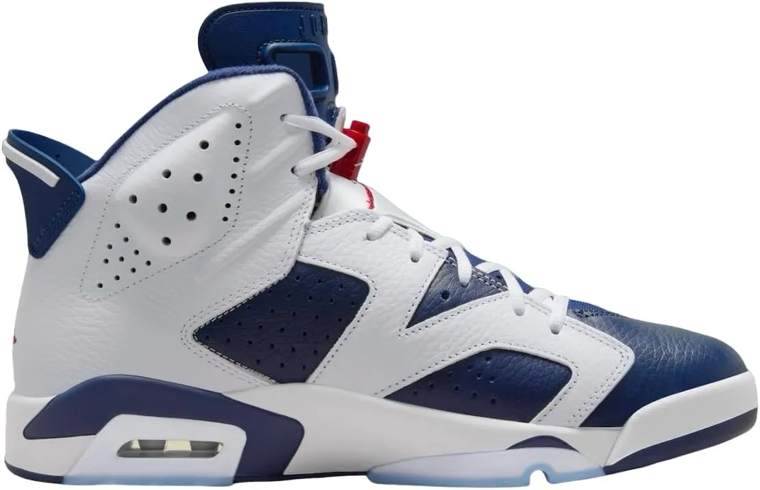 Jordan Retro 6 - Men's (CT8529-164, White/Red/Navy)