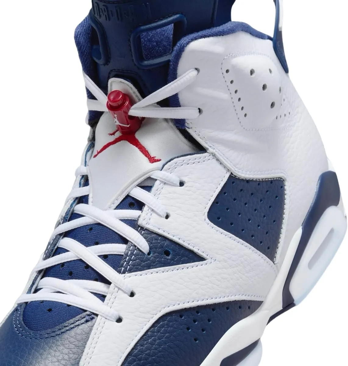 Jordan Retro 6 - Men's (CT8529-164, White/Red/Navy)