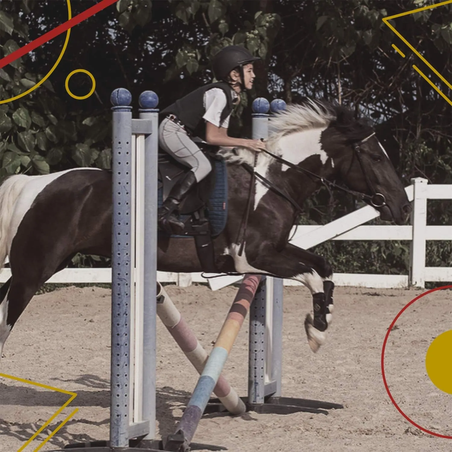 Kavallerie Classic Tendon Boots, Impact-Absorbing Material, Breathable & Evenly Distribute Pressure, Protect Tendon and Ligaments, Anti-Slip, Anti- Sore and Moisture Repellant Show Jumping Boots