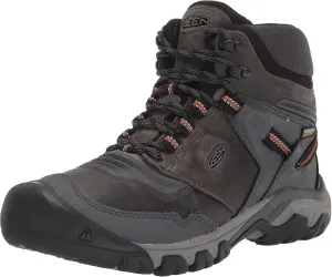 KEEN Men's Ridge Flex Mid Height Waterproof Hiking Boots