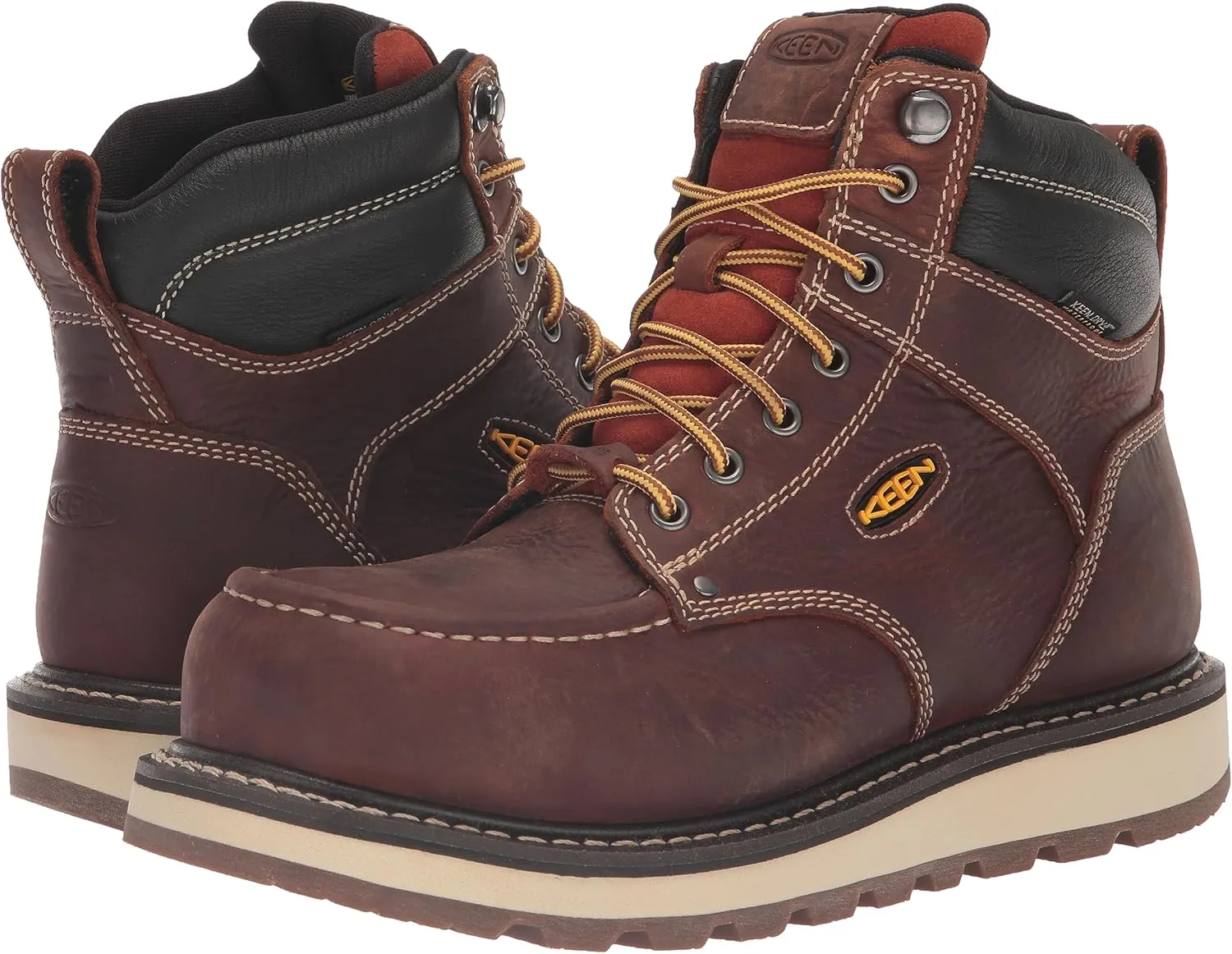 KEEN Utility Men's Cincinnati 6" Composite Toe Waterproof Wedge Work Boots