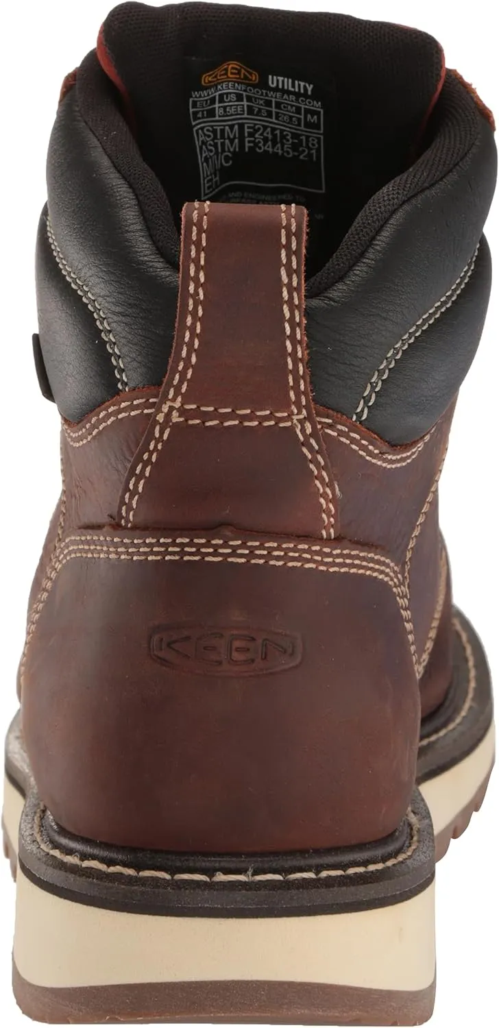 KEEN Utility Men's Cincinnati 6" Composite Toe Waterproof Wedge Work Boots