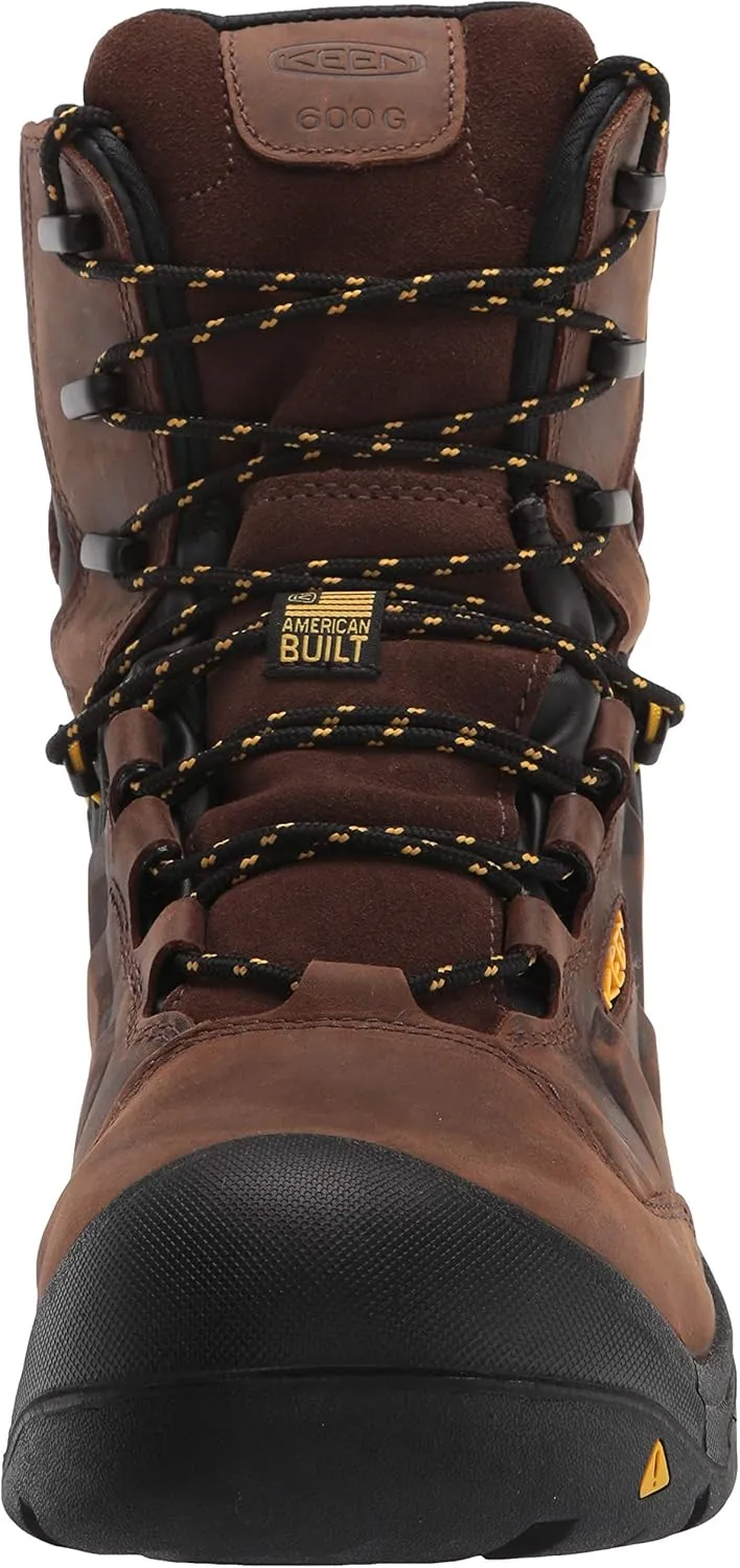 KEEN Utility Men's Dover 8" 600g Leather Waterproof Composite Toe Work Boot