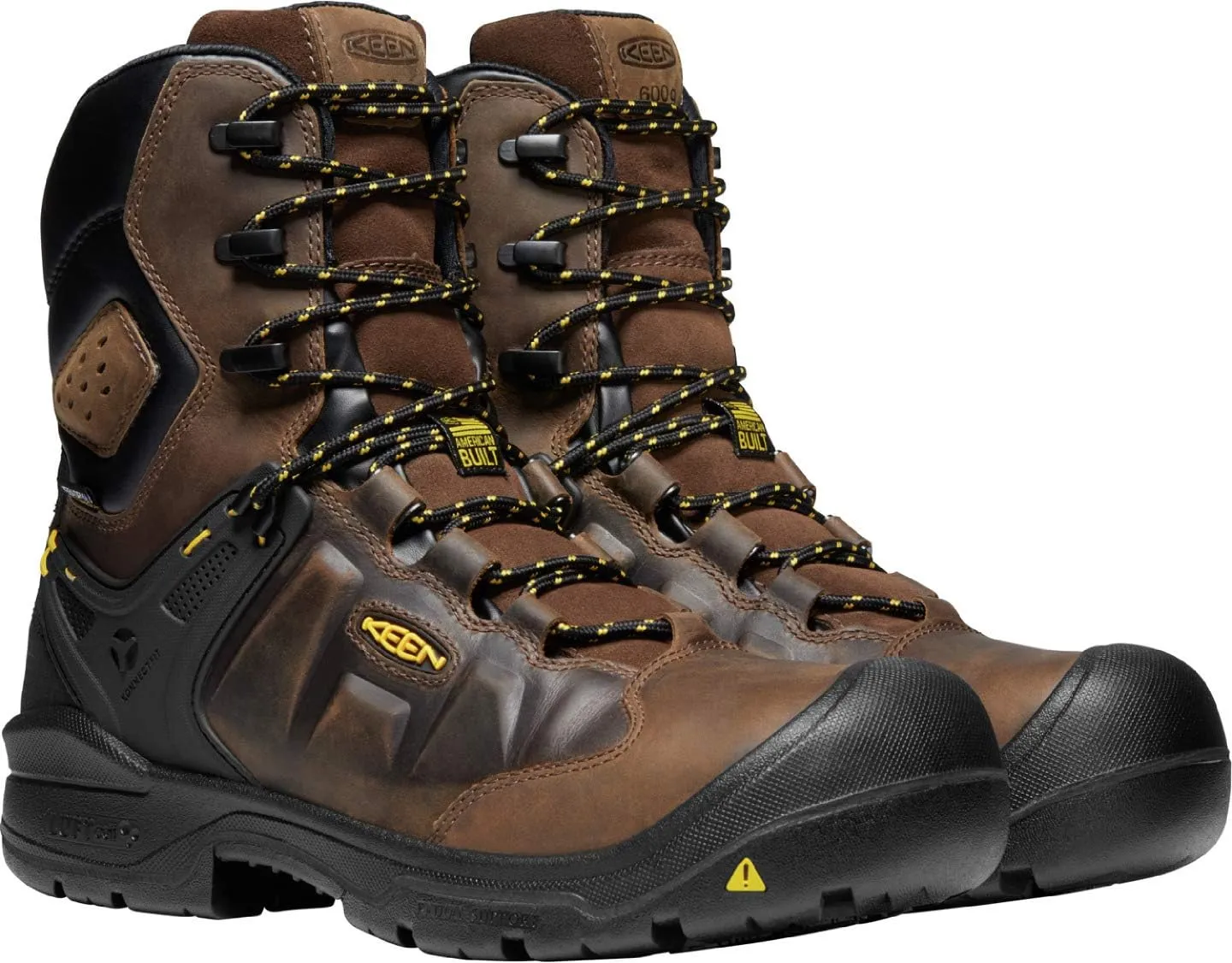 KEEN Utility Men's Dover 8" 600g Leather Waterproof Composite Toe Work Boot