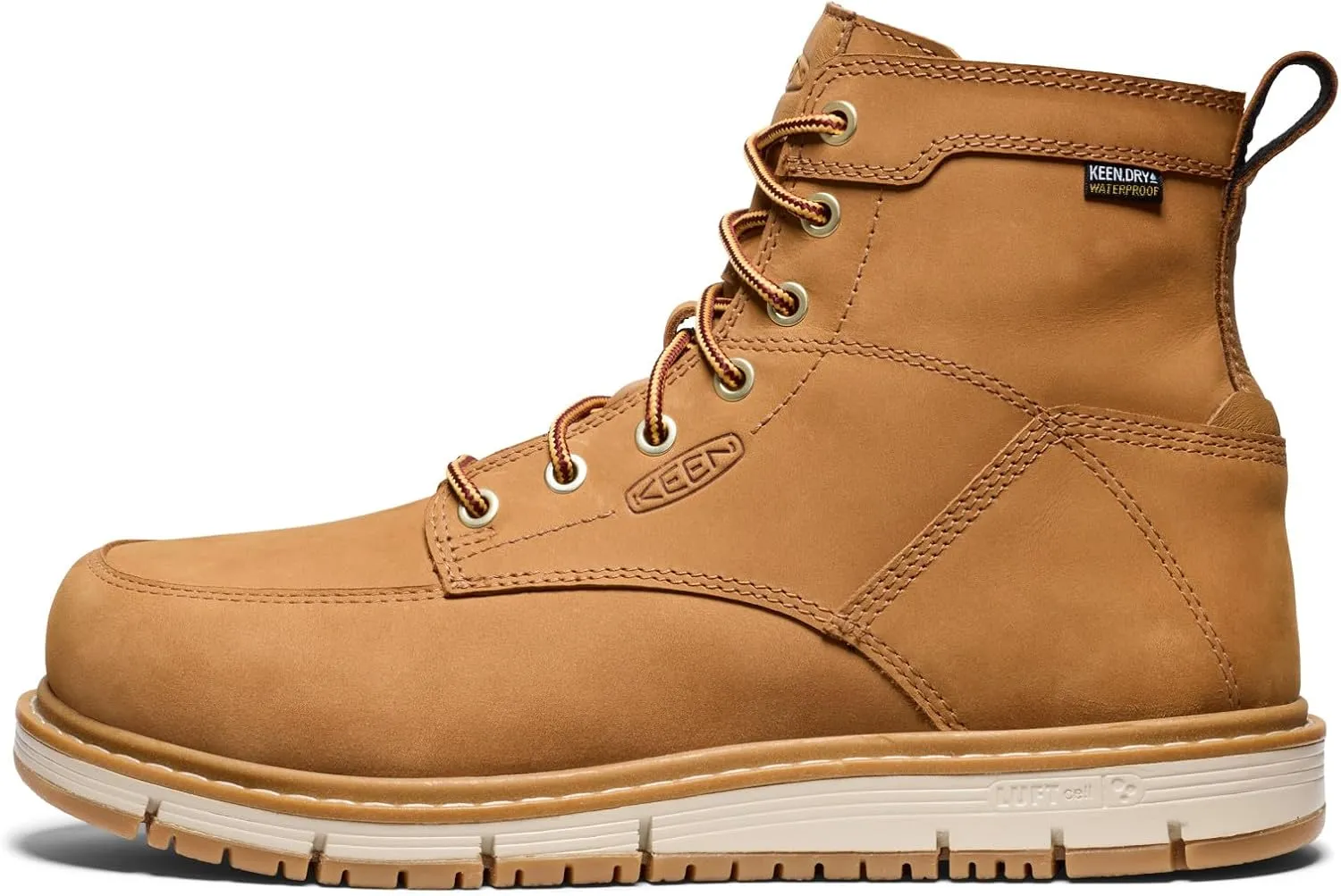 KEEN Utility Men's San Jose 6" Alloy Toe Waterproof Wedge Work Boots