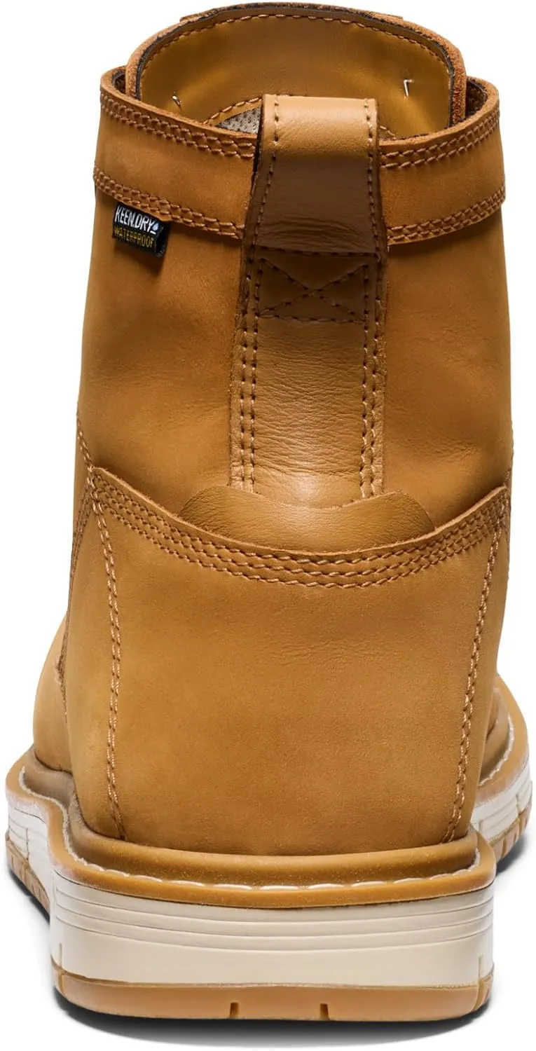KEEN Utility Men's San Jose 6" Alloy Toe Waterproof Wedge Work Boots