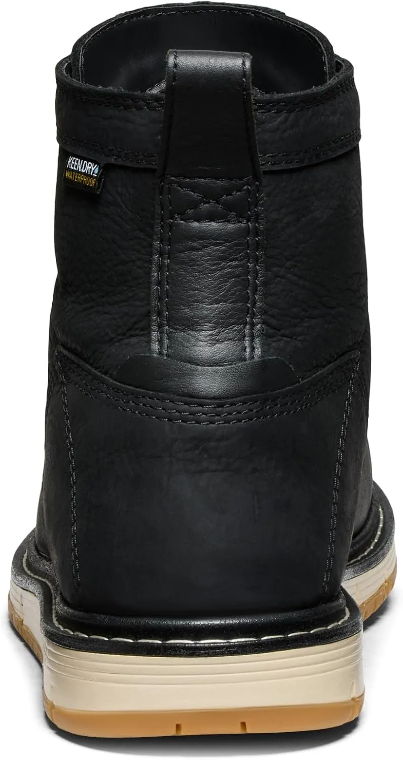 KEEN Utility Men's San Jose 6" Alloy Toe Waterproof Wedge Work Boots