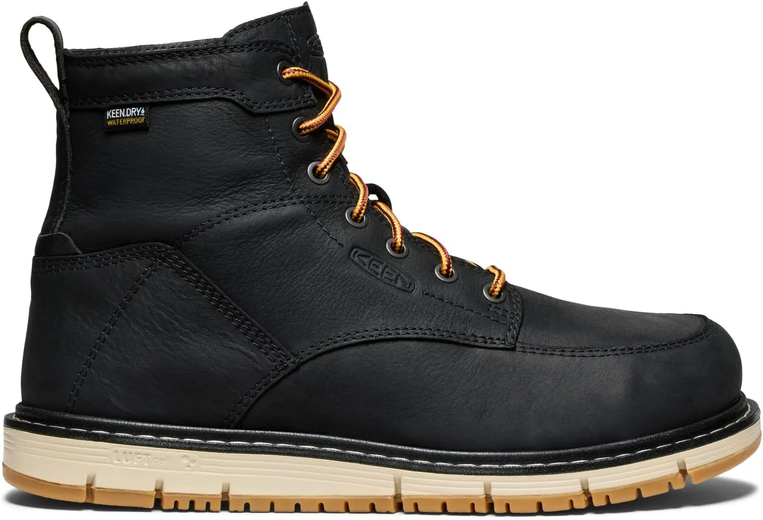 KEEN Utility Men's San Jose 6" Alloy Toe Waterproof Wedge Work Boots