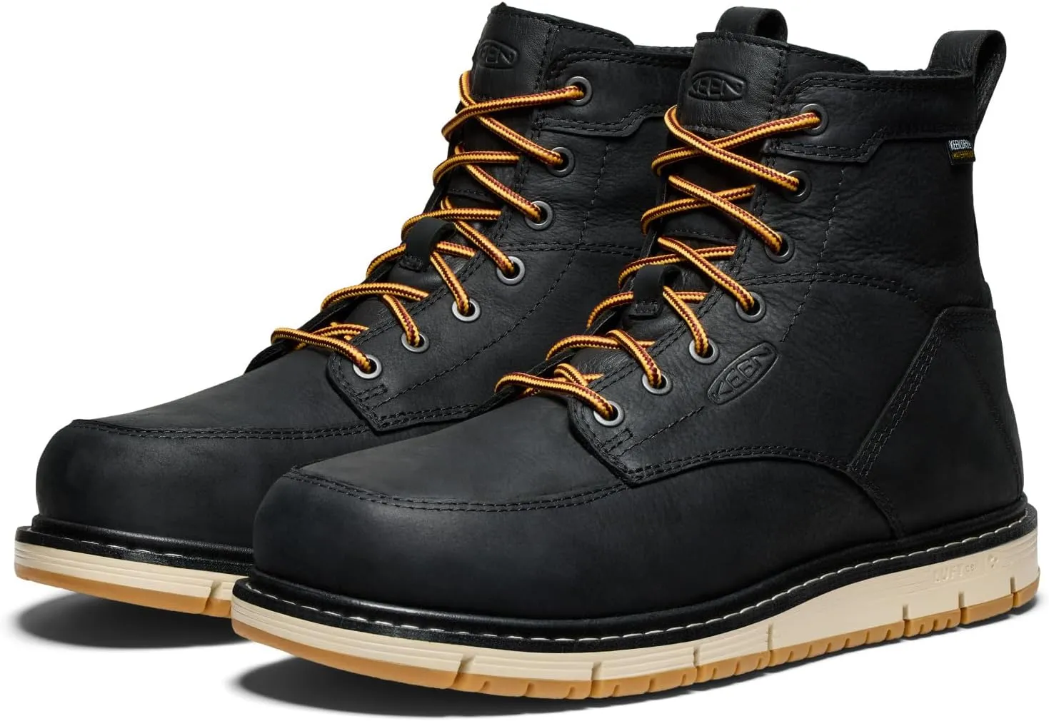 KEEN Utility Men's San Jose 6" Alloy Toe Waterproof Wedge Work Boots
