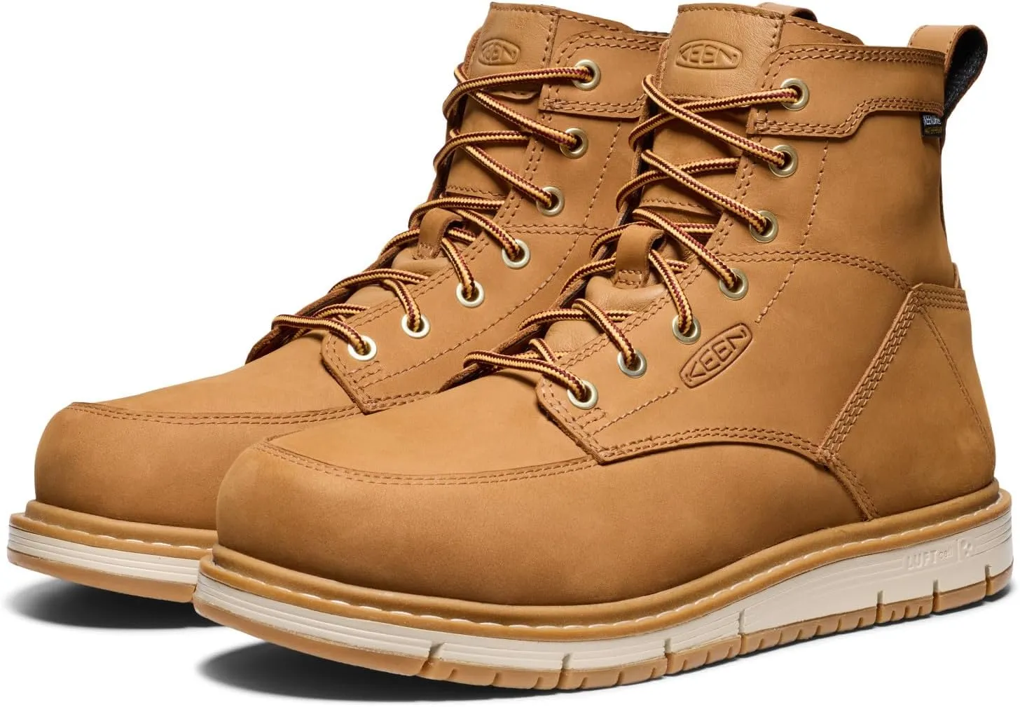 KEEN Utility Men's San Jose 6" Alloy Toe Waterproof Wedge Work Boots