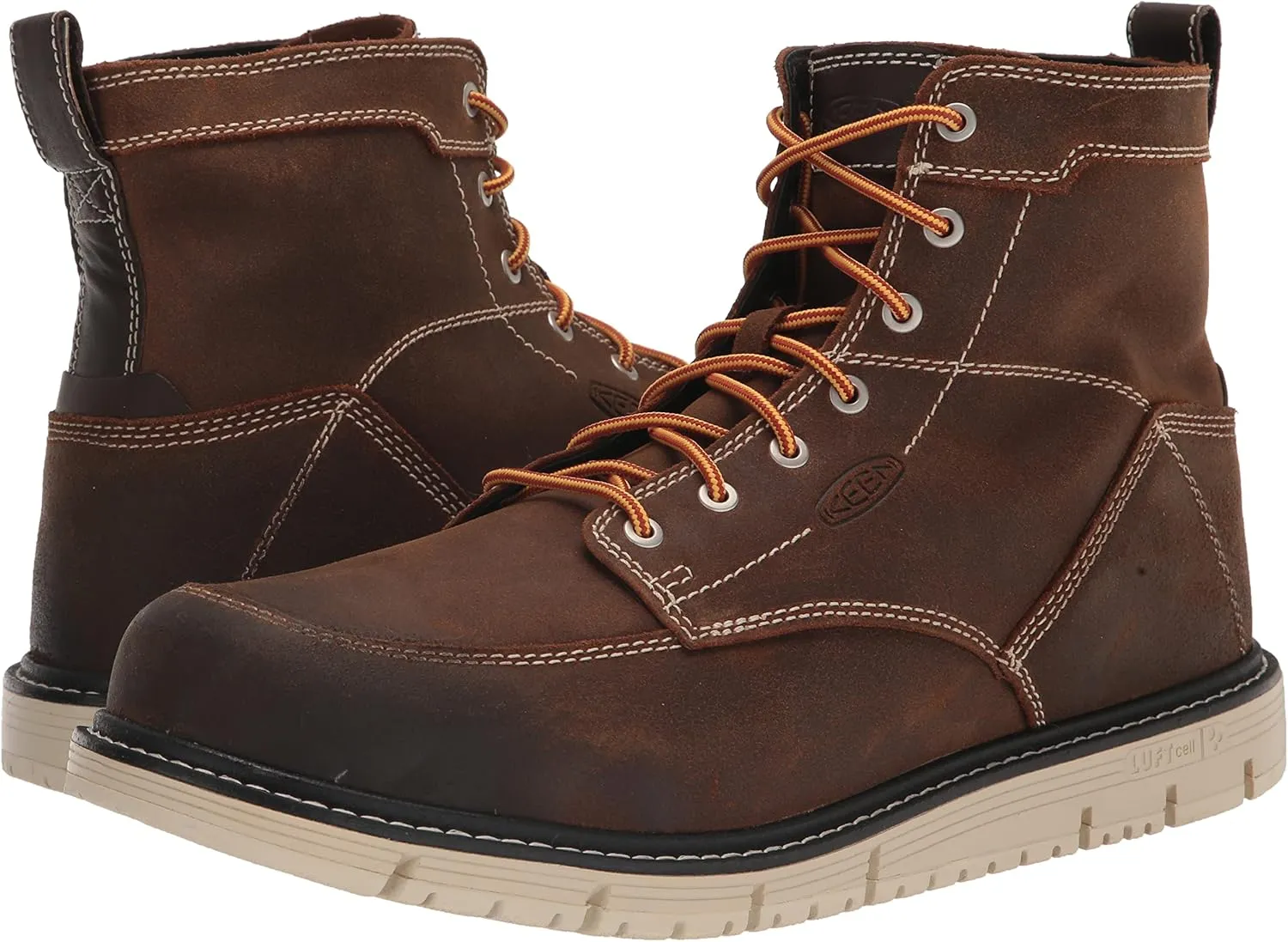 KEEN Utility Men's San Jose 6" Soft Toe Wedge Work Boots
