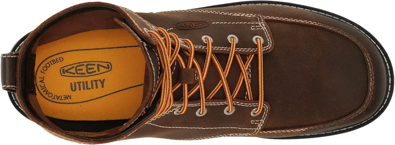 KEEN Utility Men's San Jose 6" Soft Toe Wedge Work Boots