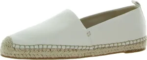 Kenley Slip Classic Espadrilles Edelman Sam Cost-efficient Leather Toe Flats Rounded On White Low-cost opportunity