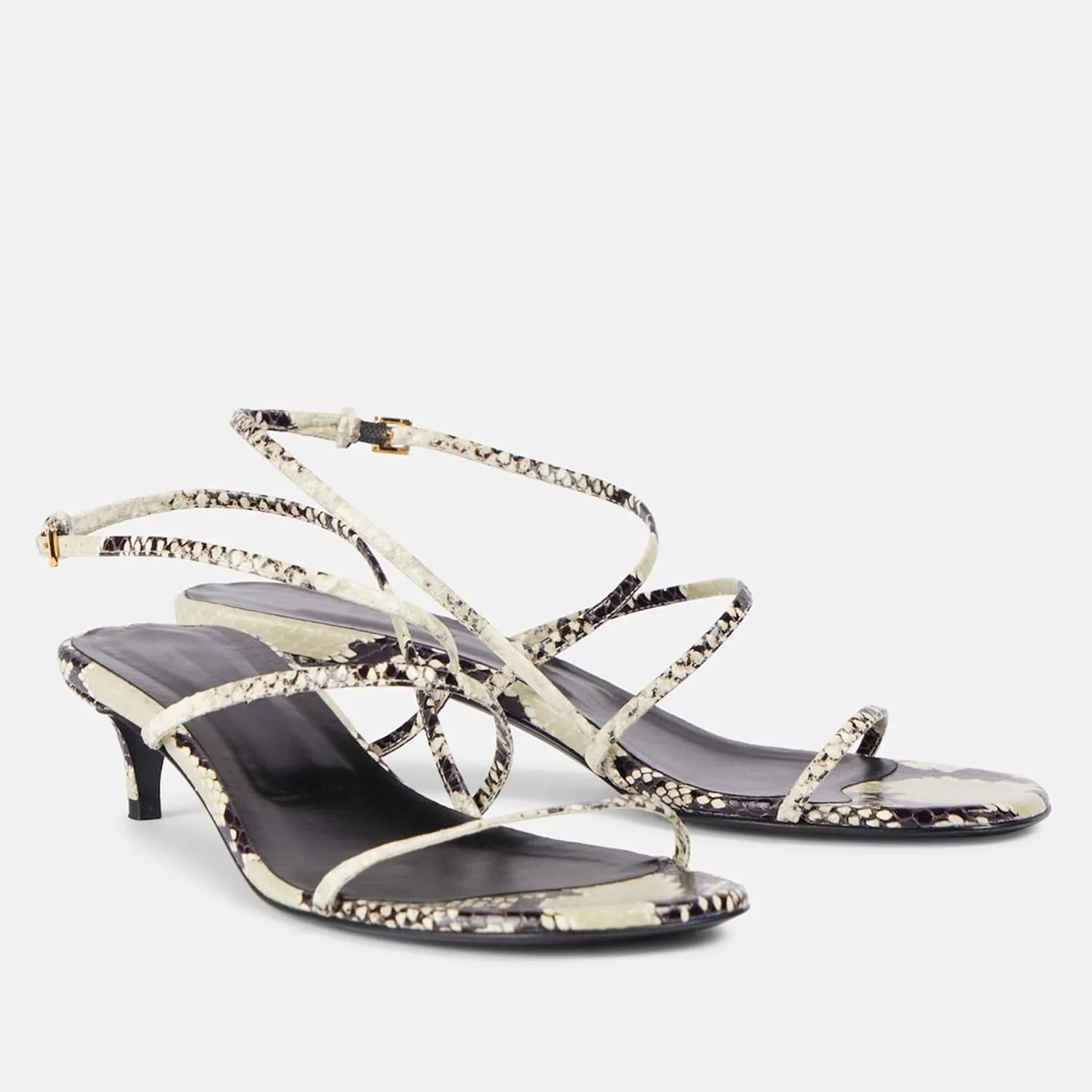 Kitten Heels for Women Elegant Strappy Sandals with Open Toe Fashionable Summer Leisure Shoes