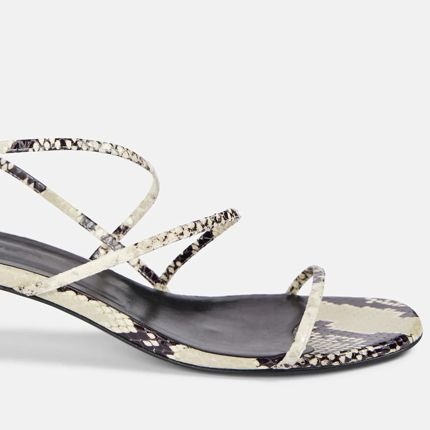Kitten Heels for Women Elegant Strappy Sandals with Open Toe Fashionable Summer Leisure Shoes