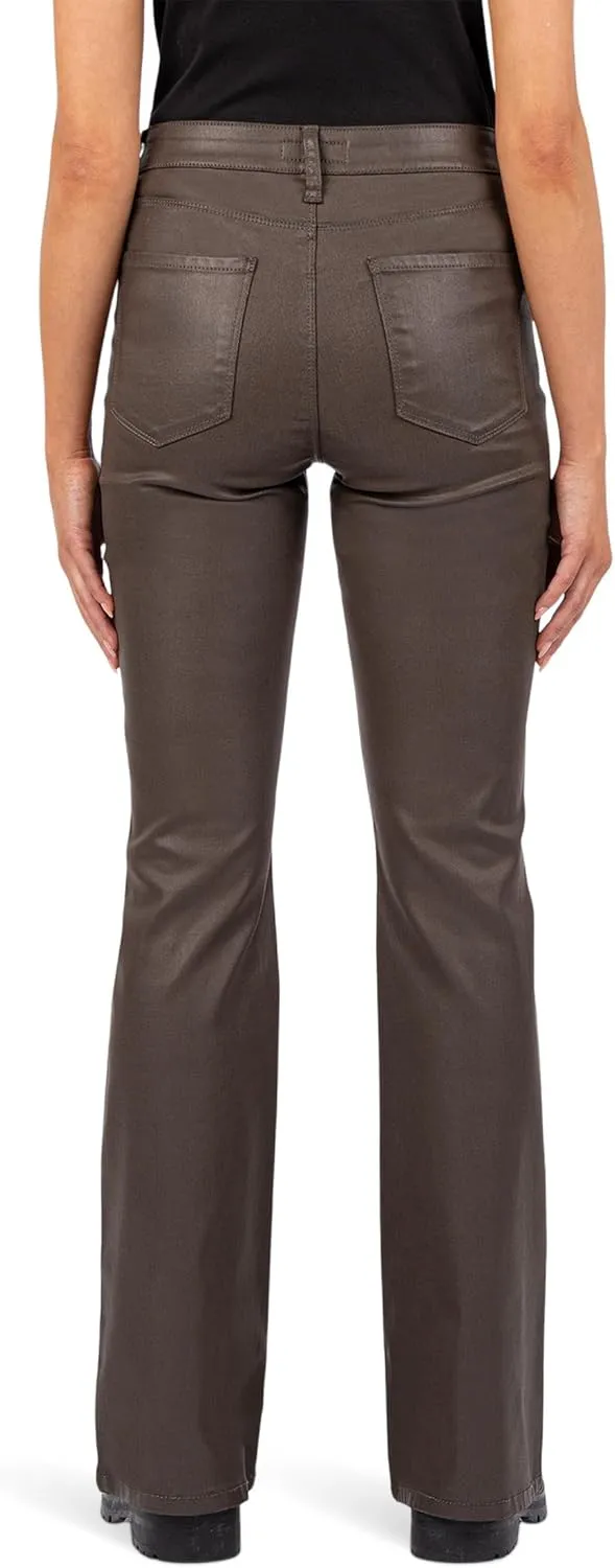 KUT from the Kloth Women's Ana High Rise Fab Ab Flare-Baby Dn All Over