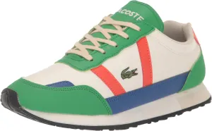 Lacoste Kid's Partner Sneaker, GRN/DK BLU, 4.5